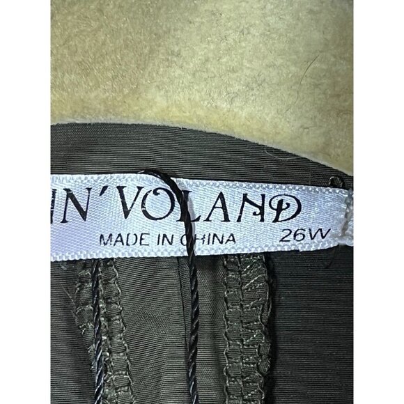 IN Voland Jacket Military 26W Green Neutral Minimalist Raincoat Preppy Army 80s - Picture 2 of 12